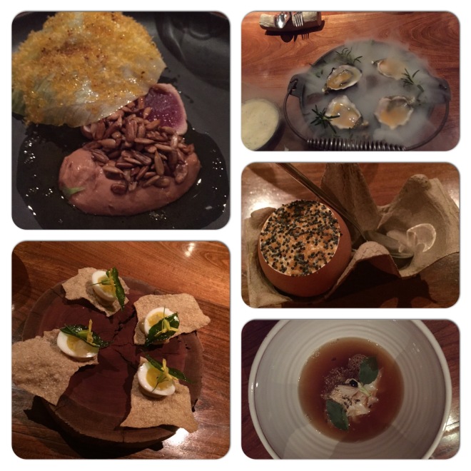 A selection of the dishes we enjoyed recently at Hentley Farm